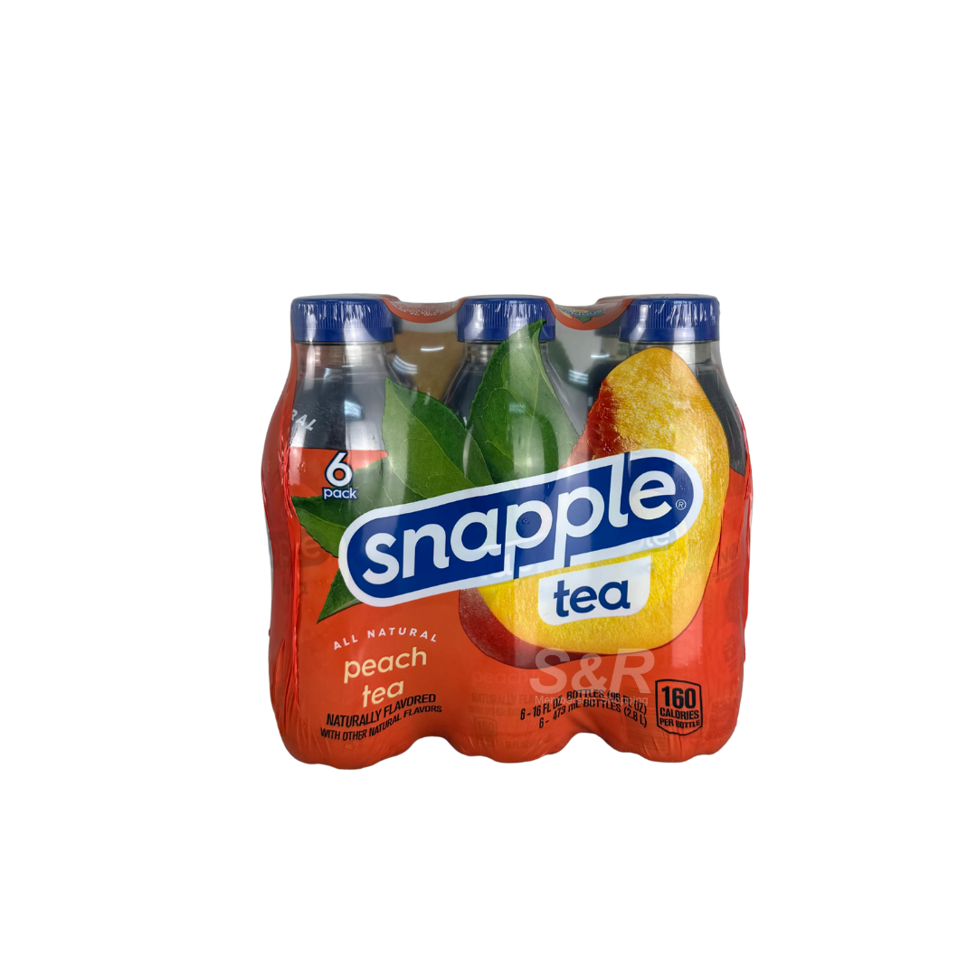Snapple Peach Tea 6 x 473mL